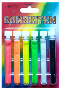 Фото - Блискітки НАБіР 15 2гр. 6шт. ФЛЮРік лимон+зел+помар+перс+біл+чорн. А-984 1/12 35704 Фото - Блискітки НАБіР 15 2гр. 6шт. ФЛЮРік лимон+зел+помар+перс+біл+чорн. А-984 1/12 35704