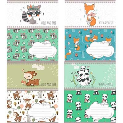 Фото - А5/12 кос. без д/л 1В Wild and free, зошит учнів 58335 Фото - А5/12 кос. без д/л 1В Wild and free, зошит учнів 58335