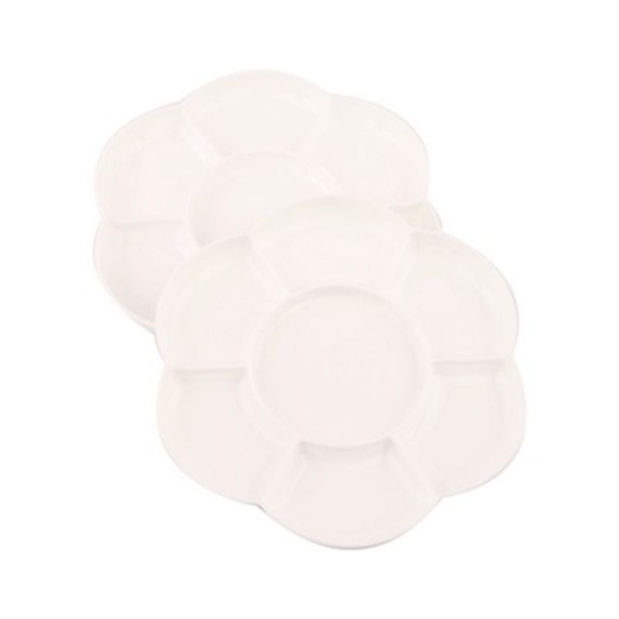 Фото - Палітра пластикова в формі квітки 14 лунок, (d:17,8см.) набір-2шт A15407 (уп.8) 17415 Фото - Палітра пластикова в формі квітки 14 лунок, (d:17,8см.) набір-2шт A15407 (уп.8) 17415