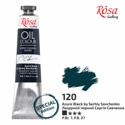 Фото - Фарба олійна, Лазурний чорний Сергія Савченка, 45мл, ROSA Gallery 56623