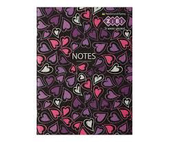 Фото - Блокнот BRIGHT, 140х187мм, 32 арк., кліт., ітгр. обкл., структ. лак.+Уфлак, на скобі, KIDS Line, рож 62323