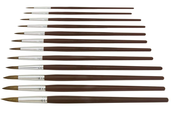 Фото - Пензель живописний Поні №10 (уп.72) 17537 Фото - Пензель живописний Поні №10 (уп.72) 17537