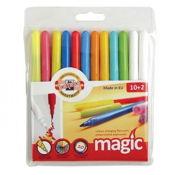 Фото - Фломастеры Magic 7716/12, набор 10+2 шт. 10347 Фото - Фломастеры Magic 7716/12, набор 10+2 шт. 10347