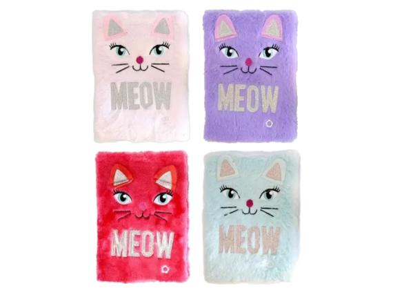 Фото - Блокнот хутряний А5 кішка, 80 аркушів 50155 Фото - Блокнот хутряний А5 кішка, 80 аркушів 50155