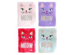 Фото - Блокнот хутряний А5 кішка, 80 аркушів 50155