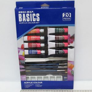 Фото - Набор 'Basics': краски акрил. 12цв*12мл+кисти+палитра+мастихин+каранд.+точил.+ластик WBDA1220 21135 Фото - Набор 'Basics': краски акрил. 12цв*12мл+кисти+палитра+мастихин+каранд.+точил.+ластик WBDA1220 21135