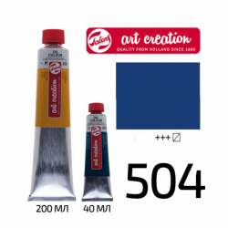 Фото - Фарба олійна ArtCreation,  200 мл, (504) Ультрамарин 200 мл, Royal Talens 47792