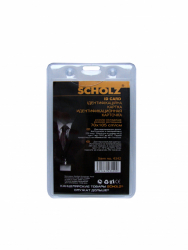 Бейдж пiдвiсний,верт.,РVC, 250 мкм, 70х105мм,4342, Scholz (уп.10)