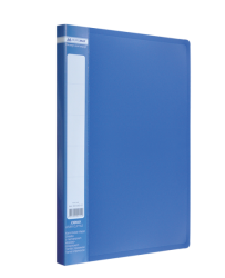 Папка A4 з боковим притиском JOBMAX, синій
