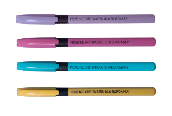 Фото - Ручка масляна PROVENCE GRIP, PASTEL, 0,5 мм, гум. грип, тригр. корпус, синя (уп.12) 62810 Фото - Ручка масляна PROVENCE GRIP, PASTEL, 0,5 мм, гум. грип, тригр. корпус, синя (уп.12) 62810