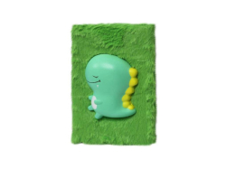 Фото - Блокнот плюшевий зі сквішем, 80 арк. клітинка, Динозавр 63722 Фото - Блокнот плюшевий зі сквішем, 80 арк. клітинка, Динозавр 63722