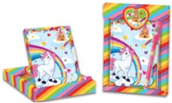 Фото - Блокнот дитячий на замочку в подар.коробочці з ручкою 150x110mm, 70g, 56 л, єдиноріг 36305 Фото - Блокнот дитячий на замочку в подар.коробочці з ручкою 150x110mm, 70g, 56 л, єдиноріг 36305