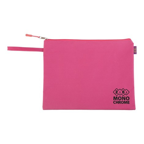 Фото - Папка А4 МОНОХРОМ, 33x25x1 см,, котон та поліестер, рожева 63261