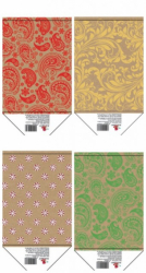 Фото - Пакет паперовий 11,4х14,6х6,4 см диз КРЕ1558 КРЕ1916 КРЕ1563 КРЕ1560 крафт НР 50814