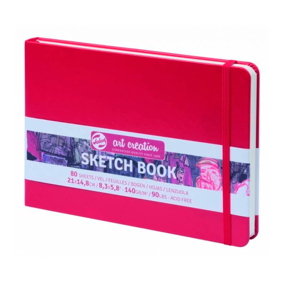 Фото - Блокнот для графіки Talens Art Creation 140г/м, 14,8х21см, 80л, червоний, Royal Talens 58365 Фото - Блокнот для графіки Talens Art Creation 140г/м, 14,8х21см, 80л, червоний, Royal Talens 58365