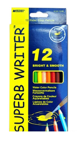 Фото - Кольоров. олівці акварельні 'MARCO' 12 кол. шестигр . 4120-12СВ ( шт. ) 9708 Фото - Кольоров. олівці акварельні 'MARCO' 12 кол. шестигр . 4120-12СВ ( шт. ) 9708