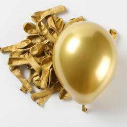 Кульки хром 12&quot; 2,8 грама 10 шт Золоті 12пач/в уп