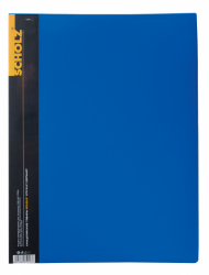 Фото - Папка з файлами, А4, 30ф, PP 600мкн, син., 06502, SOZ 35375