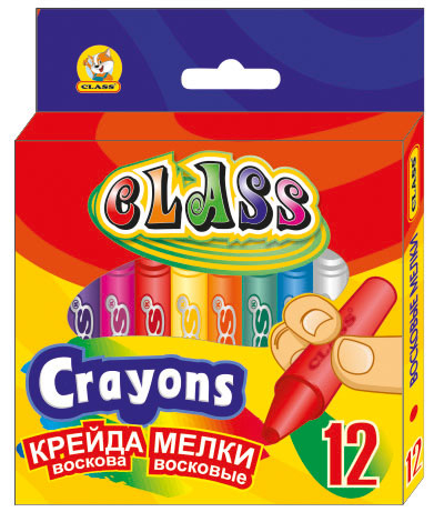 Фото - Крейда воскова, 12 кол, 8*90мм, 7603, CLASS (уп.24) 40665 Фото - Крейда воскова, 12 кол, 8*90мм, 7603, CLASS (уп.24) 40665