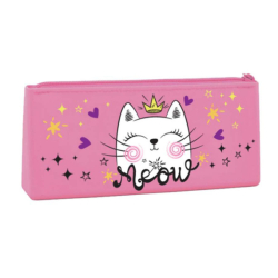 Пенал-косметичка силіконовий, "Meow"