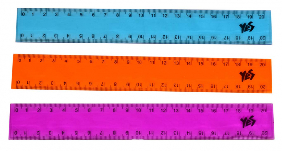 Фото - Линейка 20 см цветная, прозрачная (уп.48) 15007 Фото - Линейка 20 см цветная, прозрачная (уп.48) 15007