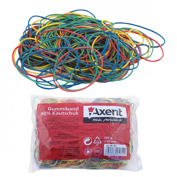 Фото - Гумки для грошей кольорові, 200г *спец* 33904