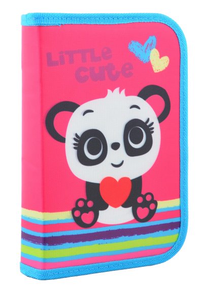 Фото - Пенал твердий одинарний з клапаном Panda, 20.5*13*3.2 40021