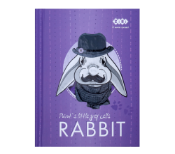 Фото - Блокнот GUESS WHO, А-6, 64л., кл., тв. обкл., мат. лам+лак., фіолетовий 44646