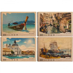 Фото - Альбом для малювання на спір. KRAFT, 30 арк. 120 г/м A4, AR4730 26533