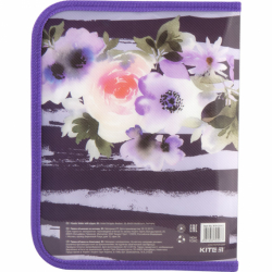 Папка об&#039;ємна на блискавці, В5, Flowers