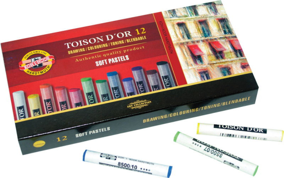 Фото - Крейдал-пастель T.D'OR  12 кол. 10252