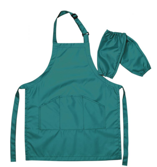 Фото - Фартух дитячий з нарукавниками, зелений, ROSA Studio 24213 Фото - Фартух дитячий з нарукавниками, зелений, ROSA Studio 24213