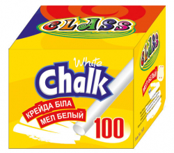 Фото - Крейда біла кругла, 100шт, 10*82мм,7610 CLASS 39866