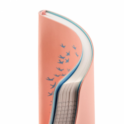 Книга записна Partner Soft Mini Birds,115*160, 80арк, кл.