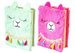 Фото - Блокнот хутряний 'лама' А5, 80 аркушів, 80 гм2, кремовий папір в клітинку 49556