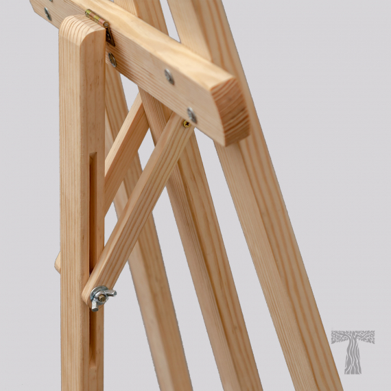 Фото - Мольберт сосновий TART ФЛОРЕНЦІЯ 126см, м.вис.роб 920,габ.ск-го1260х130х100 мм,Вага 2,2кг 56177