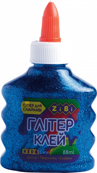 Фото - Клей ГЛІТЕР синій на PVA-основі, прозорий, 88 мл 50717 Фото - Клей ГЛІТЕР синій на PVA-основі, прозорий, 88 мл 50717