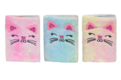 Фото - Блокнот хутряний 19*14см, 36К, 80 арк, в лінію з малюнком Кішка 60200