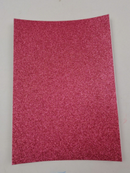 Кольорова ЕВА піна з гліттером С/КЛ.(Фоаміран)А4,GL-EVA-1-ADH-037,21х29,7см,1,6 мм 5аркуш.черв.-рож.