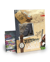 Фото - Зошит А5 тиснення фольгою 64 арк тв. палітурка офс 49955