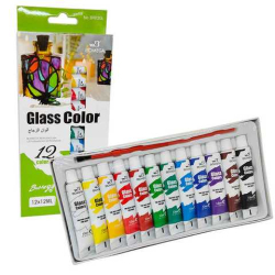 Фарби Вітражні  по склу 12 кол 12 мл