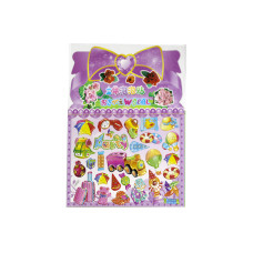 Наліпки пластикові рельєфні 19,5*25см, Літери  20шт/уп