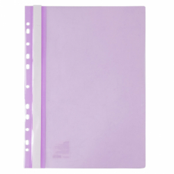 Фото - Швидкозшивач з перфорацією А4, бузковий 52201