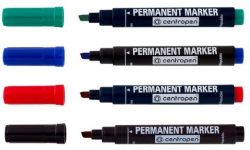 Фото - Маркер Permanent 8576 1-4,6 мм клиноподібний зелений (уп.10) 9491