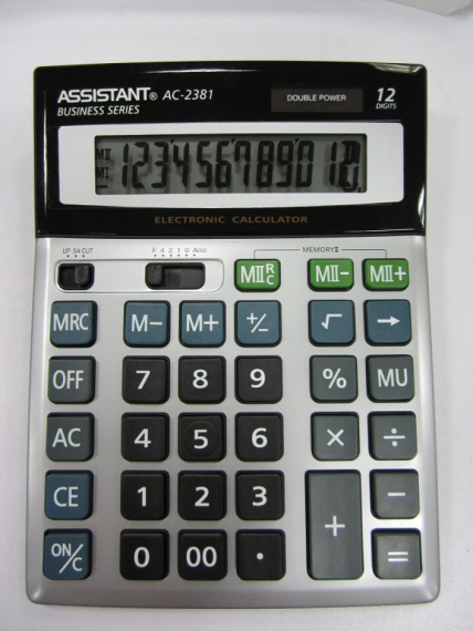 Фото - Калькулятор ASSISTANT AC-2381 40250 Фото - Калькулятор ASSISTANT AC-2381 40250