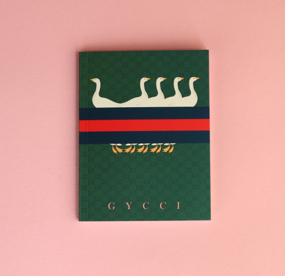 Фото - Блокнот TM Profiplan 'Brand's parody', Gycci (two) A5 mini 54034 Фото - Блокнот TM Profiplan 'Brand's parody', Gycci (two) A5 mini 54034