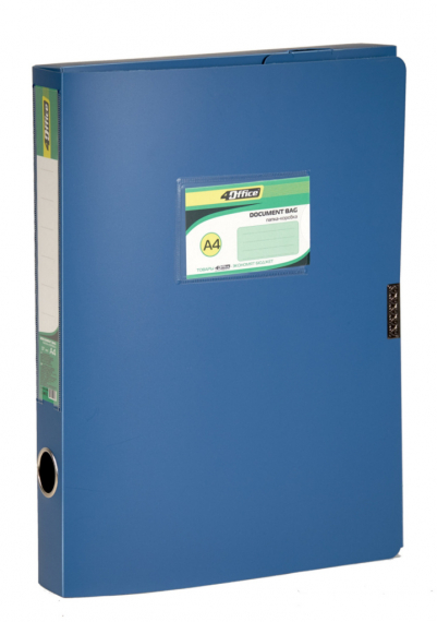 Фото - Папка-коробка, A4, 3.7 см, на липучці, кол. в ас., PP, 4-242, 4OFFICE 37179 Фото - Папка-коробка, A4, 3.7 см, на липучці, кол. в ас., PP, 4-242, 4OFFICE 37179