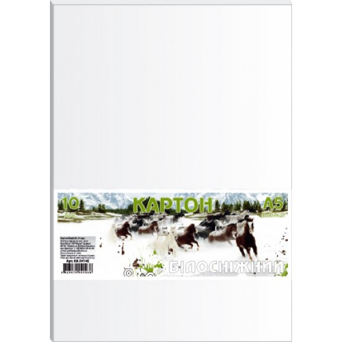 Фото - Картон Білосніжний А2 10арк. в пакеті КА2010Е 29364 Фото - Картон Білосніжний А2 10арк. в пакеті КА2010Е 29364