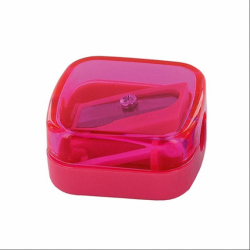 Фото - Точилка косметична з конт.'Rotaré', 1 відділ., рожева 32546