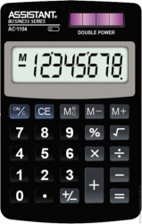 Калькулятор ASSISTANT  AC-1104 BK